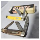 Schrade Pocket knives, New & Old