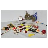 Fishing Bobbers, lead weights, hooks
