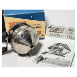 Zebco Model 33 Spinning Reel & box