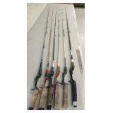 Casting Rods, Shakespeare, South Bend