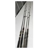 Fishing Poles - 4 spinning rods