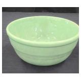Vintage Green Glazed Stoneware Mixing Bowl
