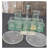 Clear Glass Candle Holders & Candle Stick