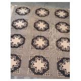 Vintage Hand-made Tied Dakota Star Quilt