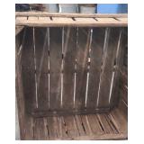 Large Vintage Industrial Wooden Crate