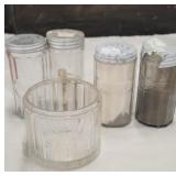Hoosier Style Glass Jars