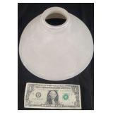 Vintage Milk Glass Lamp Shade, Waffle Pattern