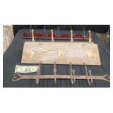 4 Wood & Metal Coat Racks