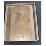 Early Walnut Spice Box 3 Fingers