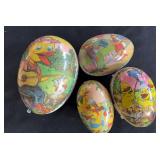 East Germany Paper Mache Easter Eggs