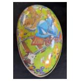 VTG German Paper Mache Fillable Egg