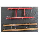 Primitive Folding Coat Rack/ Hat Hanger