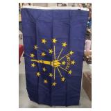 Three State of Indiana Flags