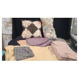 Vintage Curtains, Valances, and Pillows