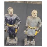 Vintage Cast Iron Bookends, Lee & Grant