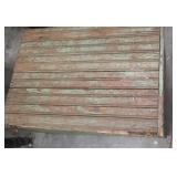 Vintage Distressed Green Beadboard Chest