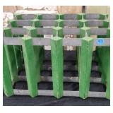 Vintage Metal & Wood Wine Rack