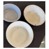 VTG Enamelware Wash Basins