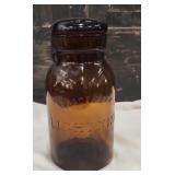 Amber Lightning Canning Jar
