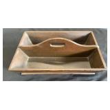 Antique Cutlery Divided Carrier