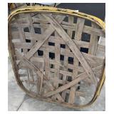 Large Tobacco Lattice Basket