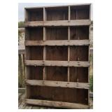 Primitive Wooden Cubby