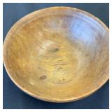 VTG Maple Turned Wooden Bowl