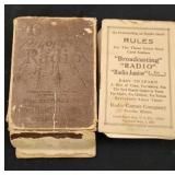 1924 Game of Radio Playing Cards