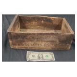 Vintage Wooden Firearms Crate.