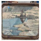 "The Enchanted Pool" Framed Print