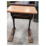 Small Vintage School Desk