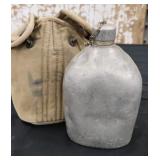 Vintage U.S. Army Aluminum Canteen