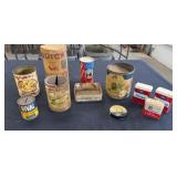 VTG Tins, Spice And Mothers Oats
