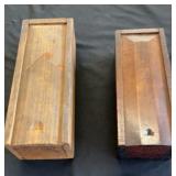Early Wooden Candle Boxes
