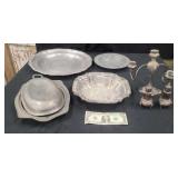 Metal Silver-toned Serving Items