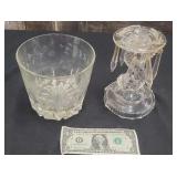 Vintage Ice Bucket & Candle Holder