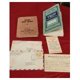 WWII Ration Books & Chaplain Letters