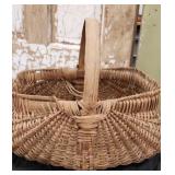 Primitive Woven Gathering Basket