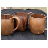 Solid Copper Mugs