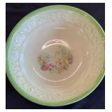 Rare Homer Laughlin "Green Lattice" Bowl