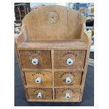 Wooden Spice Cabinet
