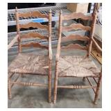 Vintage Tell City Wood Arm Chairs