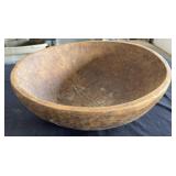 Primitive Wooden Dough Bowl