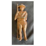 WWI Era 1919 Cast Iron Doughboy Bank