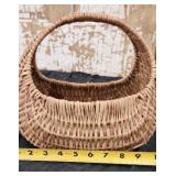 Vintage Crescent Basket