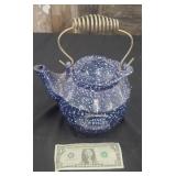 Vintage John Wright Cast Iron Kettle