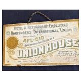 VTG Advertising Tin Sign