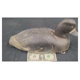 Vintage Wooden Bluebill Duck Decoy