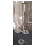 Antique Cast Iron Double Spool Holder