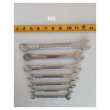 Standard and metric combination wrenches